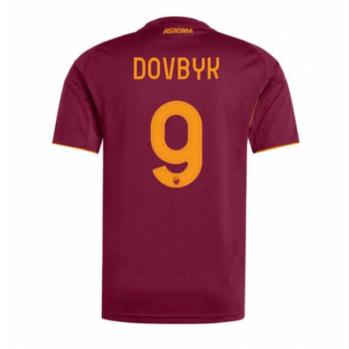 Billige Fotballdrakt AS Roma Artem Dovbyk #9 Replika Hjemmedrakt 2025-26 Kortermet Billige Fotballdrakt AS Roma Artem Dovbyk #9 Replika Hjemmedrakt 2025-26 Kortermet